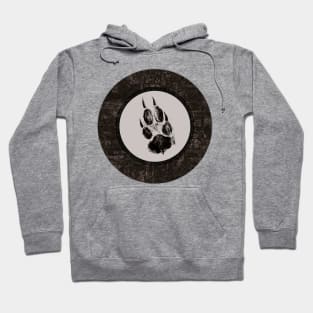 Wolf paw print Hoodie